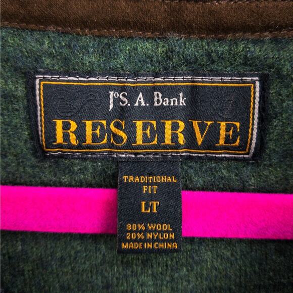 Men’s Wool Henley Sweater LT Blue Stretch Soft Casual Layering | Jos. A. Bank - Picture 3 of 9